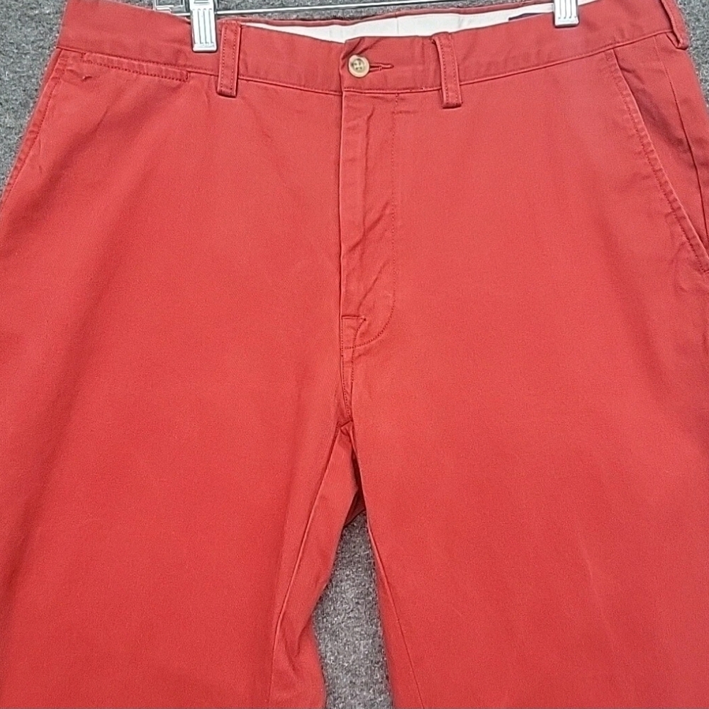 Lauren Ralph Lauren Men's Size 34 X 31(Actual) Red Classic Straight Leg Jeans - Picture 14 of 15